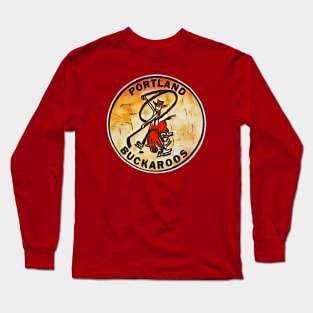 Portland Buckaroos Hockey Long Sleeve T-Shirt